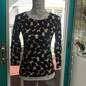 J.Crew circled print top